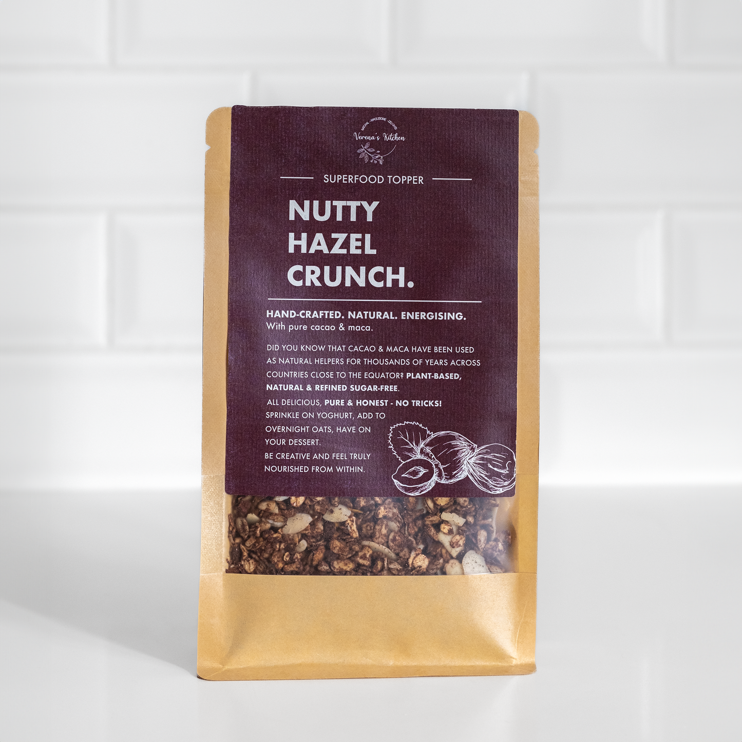 NUTTY HALZEL CRUNCH - GRANOLA